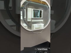 PVC branco de 70cm único sob o armário do dissipador com forma quadrada clara