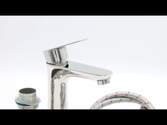 O tipo frente e verso do torneira moderno material de aço inoxidável da cozinha lustrou